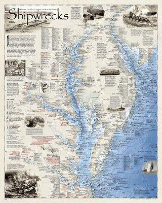 Shipwrecks of the Delmarva, folded and polybagged