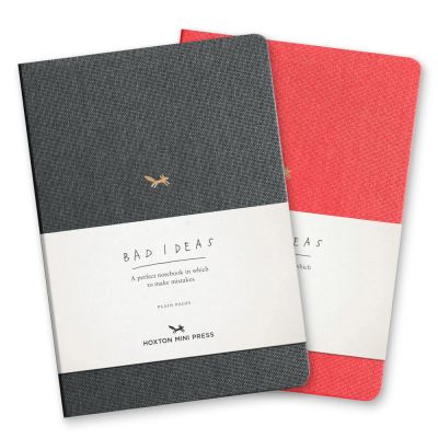 A Notebook For Bad Ideas - Red/plain