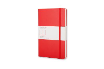 Moleskine Pocket Plain Hardcover Notebook Scarlet Red