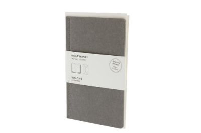 Moleskine Note Card With Envelope - Large Pebble Grey