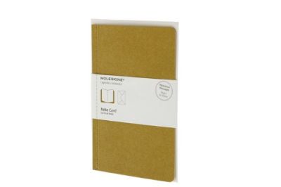 Moleskine Note Card With Envelope - Large Mustard Yellow