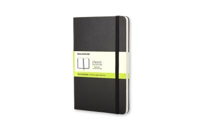 Moleskine Pocket Plain Hardcover Notebook Black