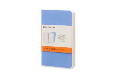 Moleskine Extra Small Volant Powder Blue/royal Blue Ruled Journal