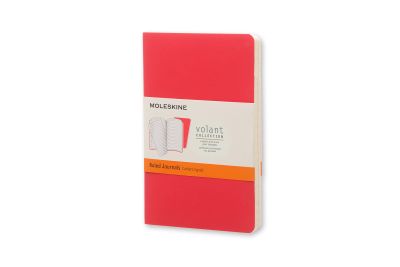 Moleskine Pocket Volant Geranium Red/scarlet Red Ruled Journal