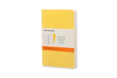 Moleskine Pocket Volant Sunflower Yellow/brass Yellow Ruled Journal