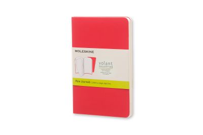 Moleskine Pocket Volant Geranium Red/scarlet Red Plain Journal
