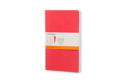Moleskine Large Volant Geranium Red/Scarlet Red Ruled Journal
