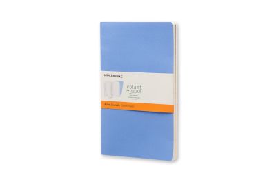 Moleskine Large Volant Powder Blue/royal Blue Ruled Journal