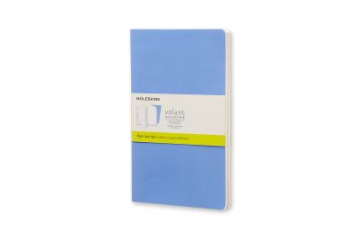 Moleskine Large Volant Powder Blue/royal Blue Plain Journal