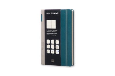 Moleskine Large Tide Green Professional Hard Notebook
