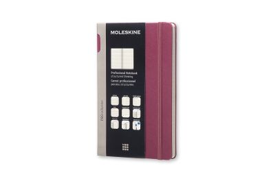Moleskine Large Plum Purple Professional Hard Notebook