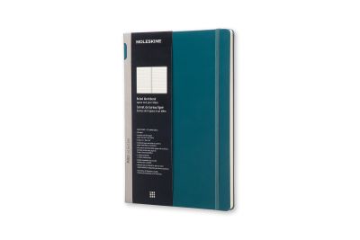 Moleskine A4 Tide Green Hard Ruled Workbook