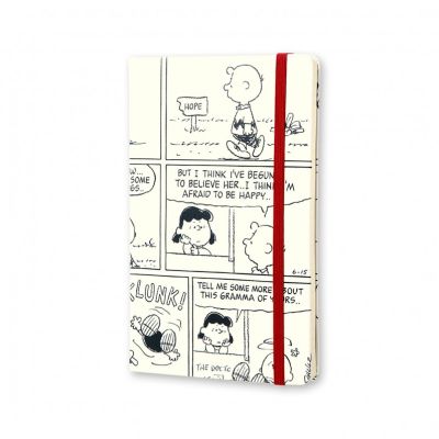 Moleskine Large Peanuts White Limited Edition Hard Ruled Notebook