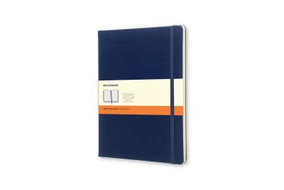 Moleskine Extra Large Prussian Blue Hard Ruled Notebook