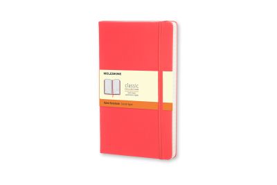 Moleskine Geranium Red Pocket Hard Ruled Notebook