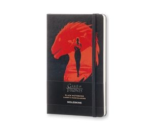 Moleskine Game Of Thrones Limited Edition Large Plain Notebook (daenerys Targaryen)