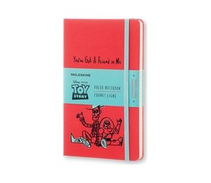 Moleskine Toy Story Limited Edition Geranium Red Large Ruled Notebook