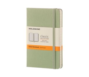 Moleskine Willow Green Pocket Ruled Notebook Hard