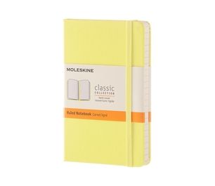 Moleskine Citron Yellow Pocket Ruled Notebook Hard