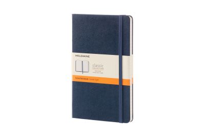 Moleskine Sapphire Blue Large Ruled Notebook Hard