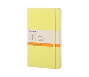 Moleskine Citron Yellow Large Ruled Notebook Hard