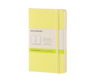 Moleskine Citron Yellow Pocket Plain Notebook Hard