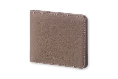 Moleskine Lineage Taupe Leather Wallet Horizontal