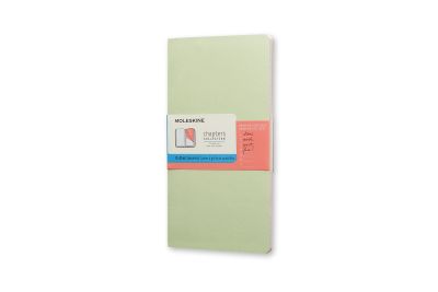 Moleskine Chapters Journal Mist Green Slim Medium Dotted