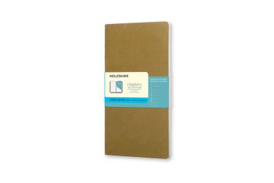 Moleskine Chapters Journal Tawny Olive Slim Large Dotted