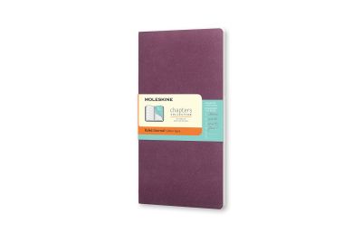 Moleskine Chapters Journal Plum Purple Slim Medium Ruled