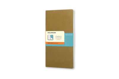 Moleskine Chapters Journal Tawny Olive Slim Large Ruled