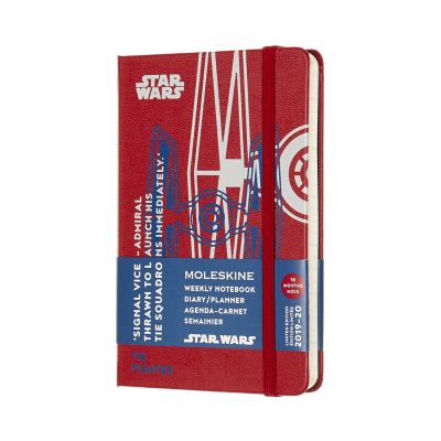 Moleskine Limited Edition Star Wars 2020 18-month Weekly Pocket Diary: Tie Fighter