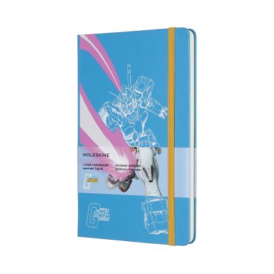 Moleskine Limited Edition Gundam Large Ruled Notebook: Blue