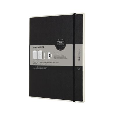 Moleskine 2020 12-month Weekly Extra Large Pro Paper Tablet Smart Planner: Black