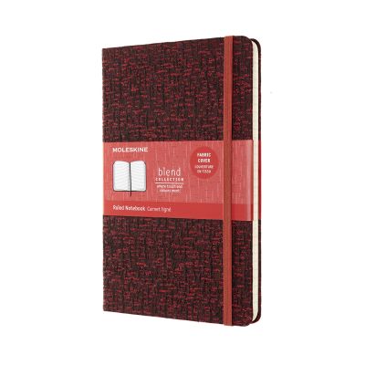 Moleskine Limited Collection Blend 2019 Large Ruled Notebook: Red