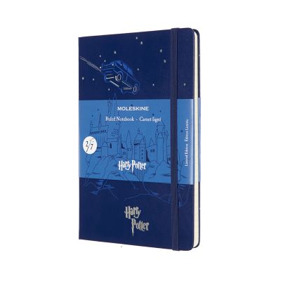 Moleskine Limited Edition Harry Potter Large Ruled Notebook: Book 2 Chamber Of Secrets Blue
