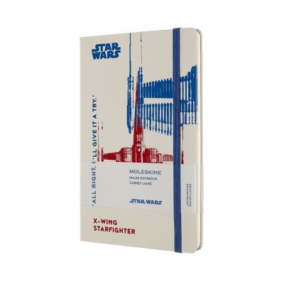 Moleskine Limited Edition Star Wars Large Ruled Notebook: X-Wing Starfighter