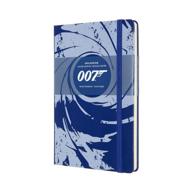 Moleskine Limited Edition James Bond Large Ruled Notebook: Blue