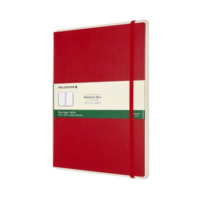 Moleskine Extra Large 01 Plain Hardcover Paper Tablet P+: Scarlet Red