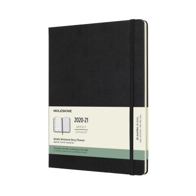 Moleskine 2021 18-Month Weekly Extra Large Hardcover Diary: Black