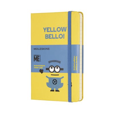 Moleskine Minions Limited Edition Sunflower Yellow Pocket Ruled Notebook Hard