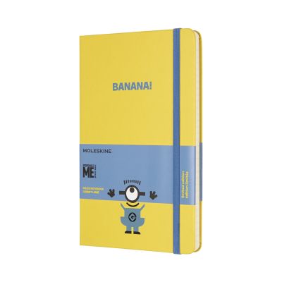 Moleskine Minions Limited Edition Sunflower Yellow Large Ruled Notebook Hard