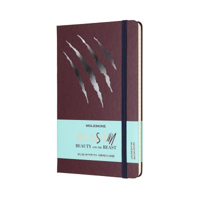 Moleskine Beauty & The Beast Limited Edition Beast Scratch Large Ruled Notebook Hard