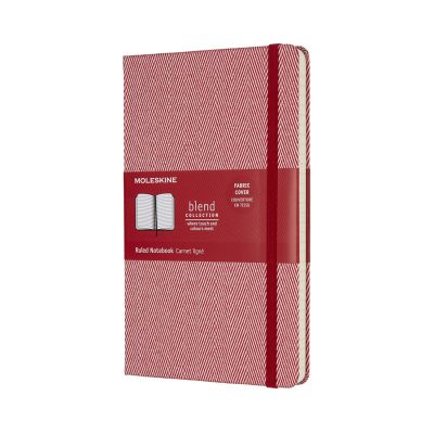 Moleskine Blend Limited Collection Red Large Ruled Notebook Hard