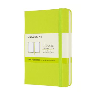 Moleskine Pocket Plain Hardcover Notebook: Lemon Green