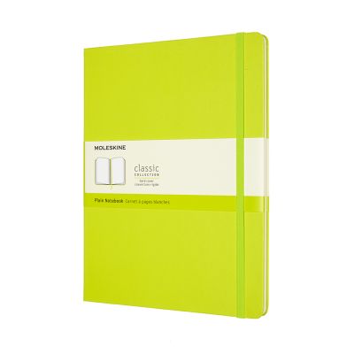 Moleskine Extra Large Plain Hardcover Notebook: Lemon Green