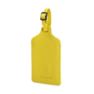 Moleskine Classic Leather Luggage Tag: Dandelion Yellow