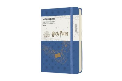 Moleskine Ltd. Ed. Harry Potter 2022 12-Month Daily Pocket Hardcover Notebook: Antwerp Blue