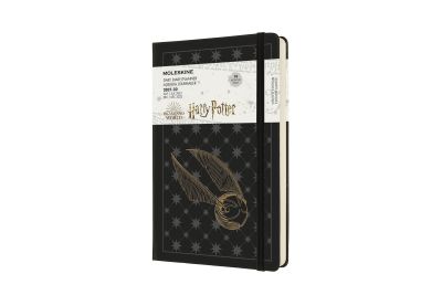 Moleskine Ltd. Ed. Harry Potter 2022 18-Month Daily Large Hardcover Notebook: Black