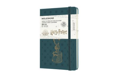 Moleskine Ltd. Ed. Harry Potter 2022 18-Month Weekly Pocket Hardcover Notebook: Tide Green